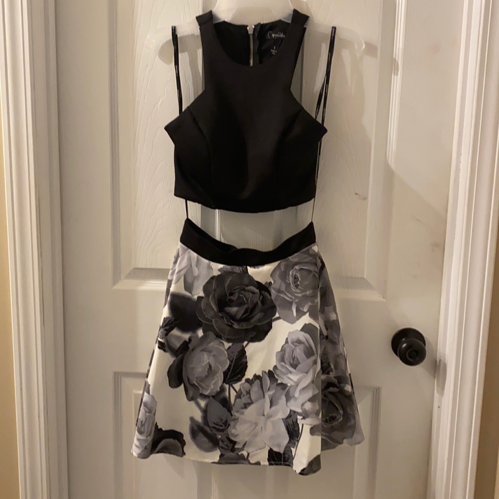 Two piece juniors social dress.